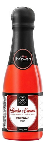 Sabonete Líquido Hotflowers Banho E Espuma 150ml - Morango