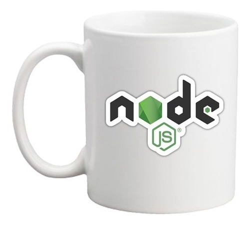 Mug De 11 Onzas Color Blanco Node Js