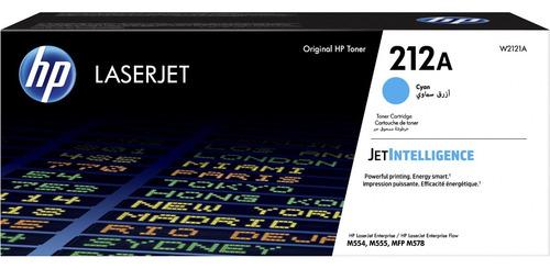 Cartucho De Toner Hp W2121a Serie 212a Cyan