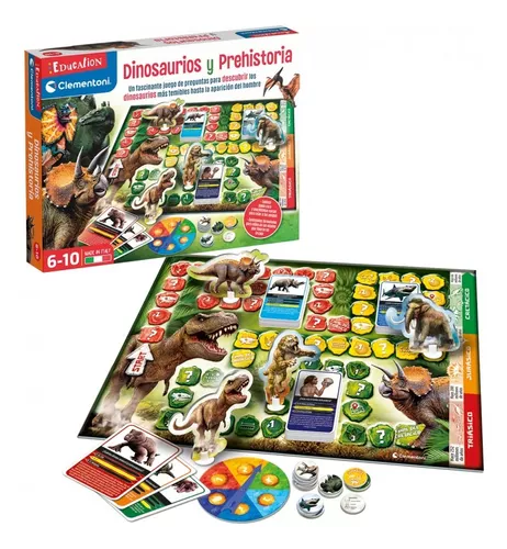 Dinosaurios Y Prehistoria Juego De Mesa Educativo Para Niños