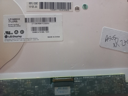Pantalla Notebook Lp156wh2 (tl) (rb)