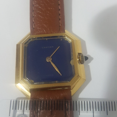 Relogio Cartier Acorda Antigo Do Vovo Todo Original Bonito