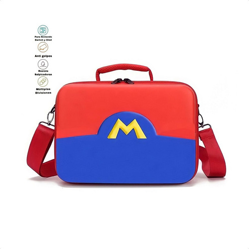 Imagen 5 de 7 de Bolso Rigido Travel Deluxe Para Nintendo Switch Y Oled