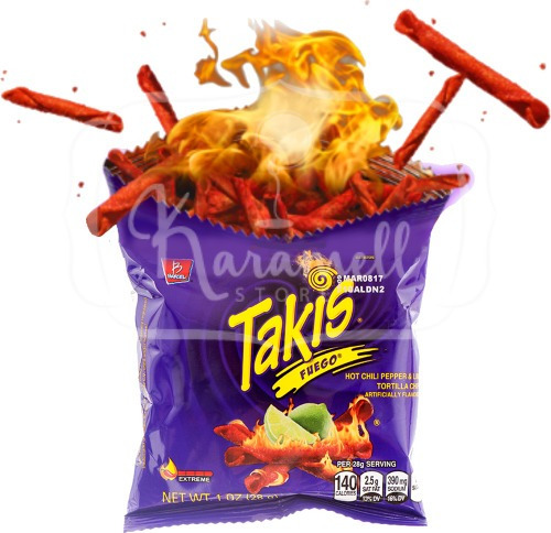 Salgadinho Takis Fuego Tortilla Chips - Atacado 12x - Import