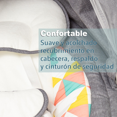 Imagen 4 de 7 de Mecedora Eléctrica Musical Para Bebé Moises Regalo Bolsa