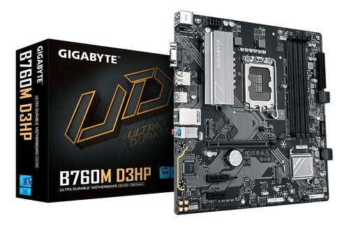 Tarjeta Madre Gigabyte B760m D3hp Lga1700 Ddr5 M.2 Micro Atx