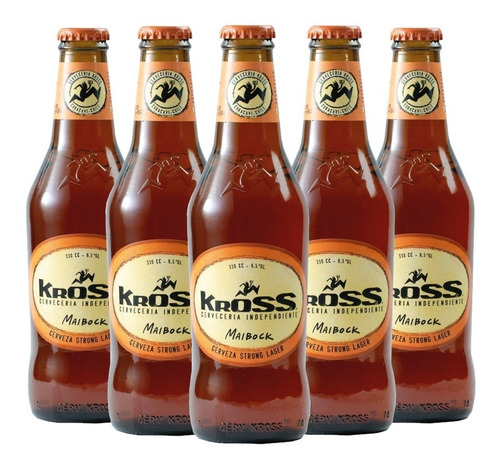 Cerveza Kross Maibock, 24 Botellas De 330 Ml C/u