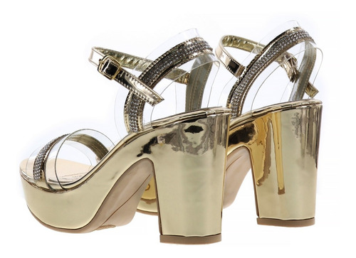 Imagen 4 de 4 de Tacones De Fiesta Mujer Tipo Sandalia Con Plataforma Erez