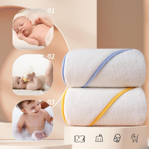 Toalla De Baño Con Capucha De Microfibra Hipoalergénica De A