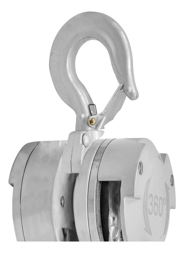 Garrucha De Aluminio 360° 250kg Cadena De 3 Metros Dogotuls