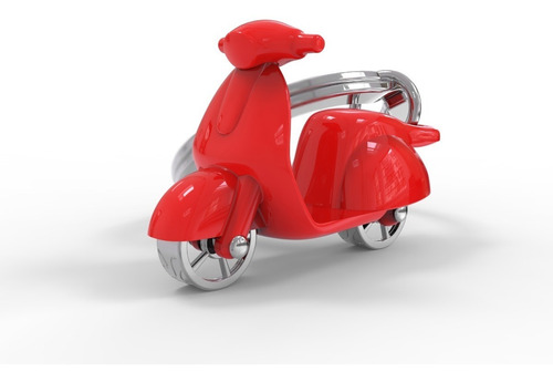 Llavero Rojo Motoneta Scooter Tipo Vitalia Vespa