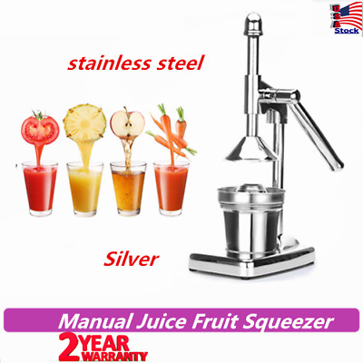 Commercial Manual Juicer Hand Press Squeezer Orange Citr Wss