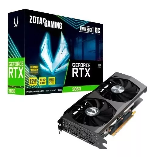 Placa De Video Nvidia Zotac Geforce Rtx 3060 Oc Edition 12gb