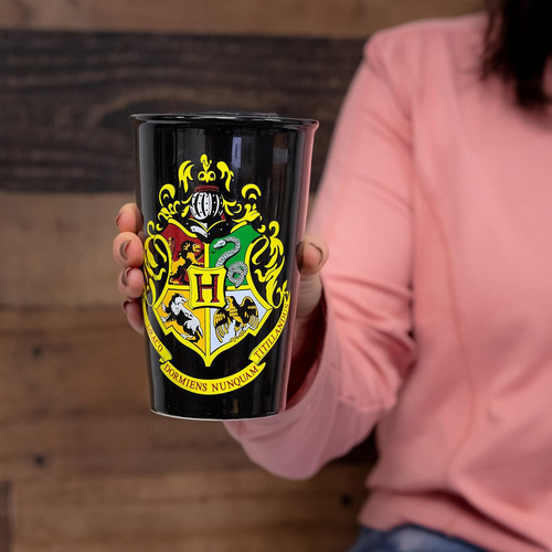 Harry Potter Hogwarts - Taza De Café De Viaje, 14 Oz, Vaso D
