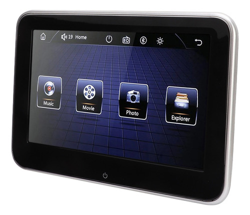 Monitor De Reposacabezas For Coche, Pantalla Táctil Ips De