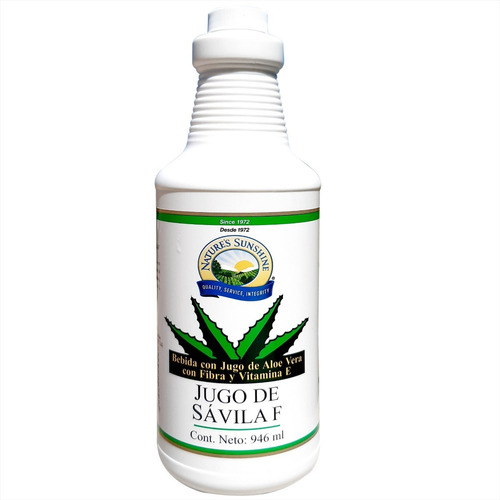 Imagen 1 de 3 de Natures Sunshine Jugo De Sábila Savila F 946ml