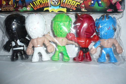 Luchador Muñeco Mini Bobblehead L.a Park Juguete Lucha Libre