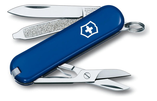 Victorinox Cortaplumas Navaja De 7 Usos Classic Sd Color Azul + Funda