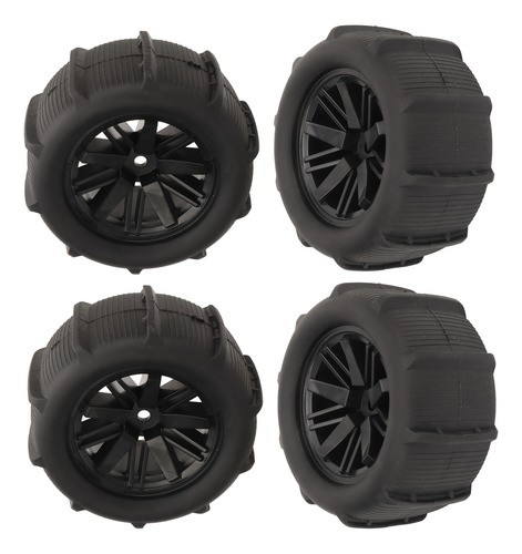 Neumáticos Y Ruedas Hexagonales Rc De 12 Mm A Escala 1/14, J