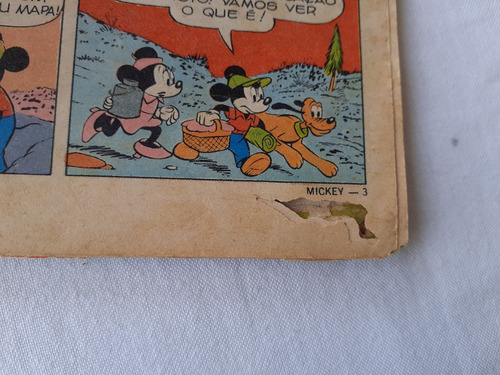 Mickey Nº 265 - Irmãos Metralha - 1974 - Estado Regular (Usado)