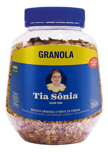 Granola Tia Sônia Tradicional 350g - Pote