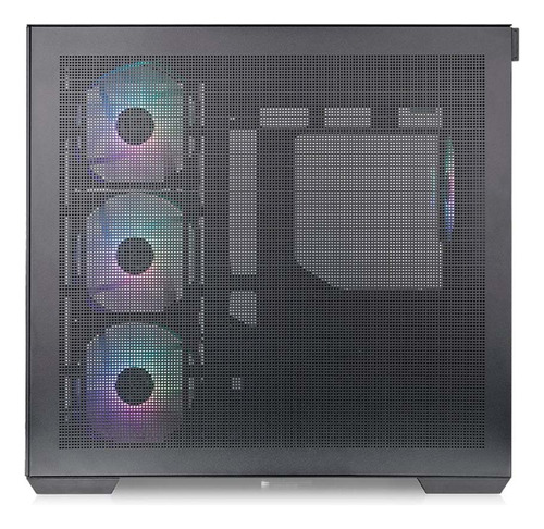 Gabinete View 380 Preto Tg Argb Mid Tower C/4 Fans Tt