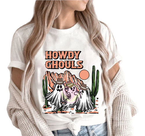 Playera Howdy Ghouls, Halloween M29