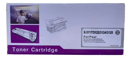 Toner Compatible X-3117 Bk Para Scx-3125