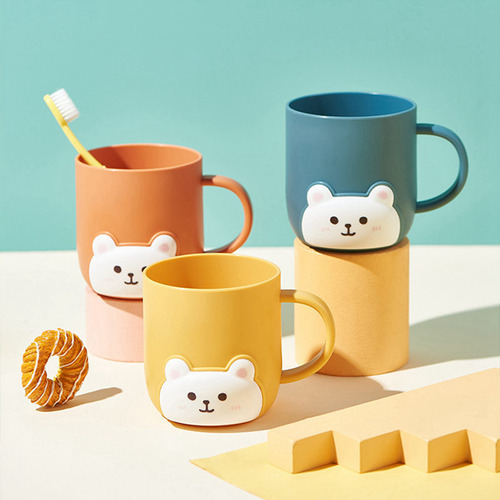 Taza De Cepillo De Dientes Con Dibujos Animados Para Baño
