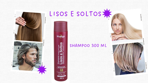 Kit Lisos E Soltos Shampoo + Condicionador 300ml Mairibel