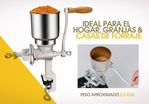 Imagen 6 de 9 de Molinillo Semillas Granos Cereales Cafe Moledora Molino 6kg