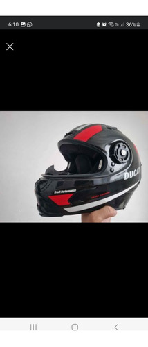 Casco Ducati Fibra De Carbono 