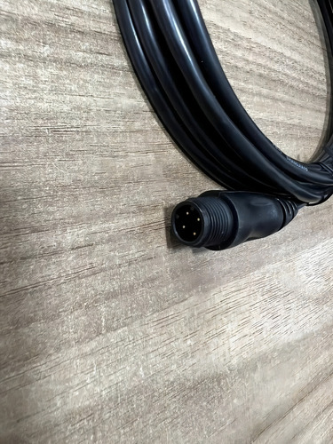 Adaptador Para Transducer Garmin 4pinos Para 12pinos 3,35mts Cor Preto