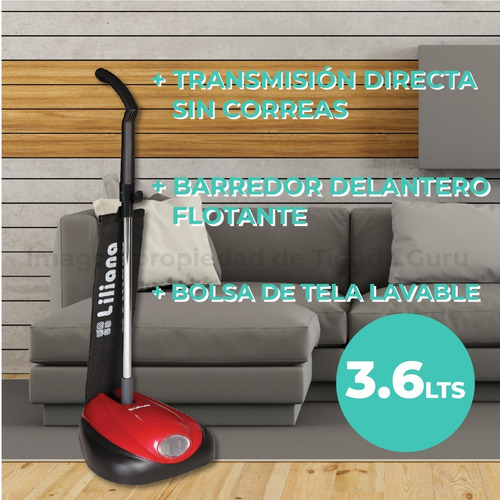 Imagen 4 de 6 de Lustraspiradora Espejo Con Luz Y Paños Liliana 3.6l Ll350