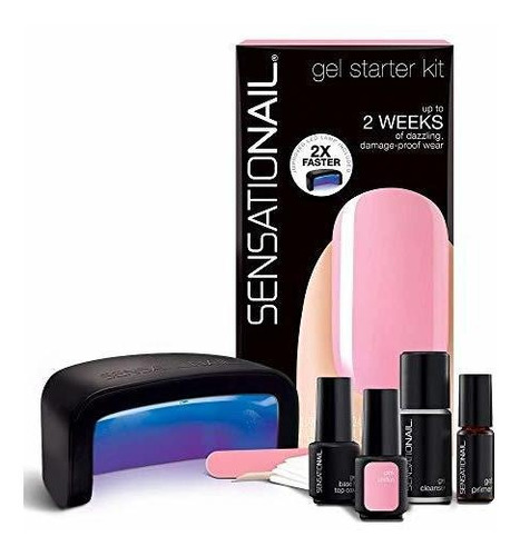 Sensationail Polaco Del Gel Starter Kit, Manicura Francesa S