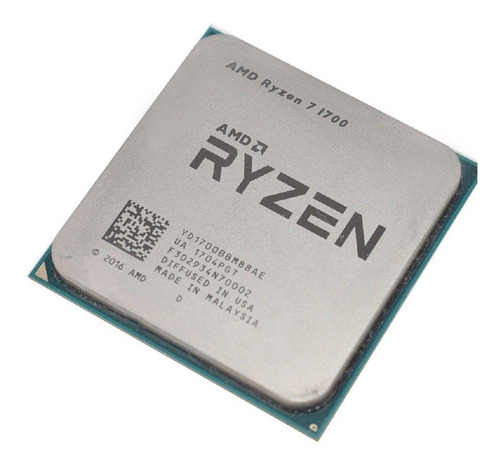 Procesador AMD Ryzen 7 1700 YD1700BBAEBOX  de 8 núcleos y  3.7GHz de frecuencia