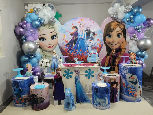 Aluguel Decoração Infantil Aniversario Menina Tema Frozen