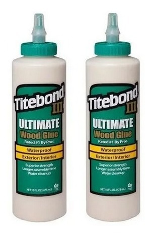 Pegamento Titebond Lll 16 Oz Ultimate Wood Glue Importado 2p