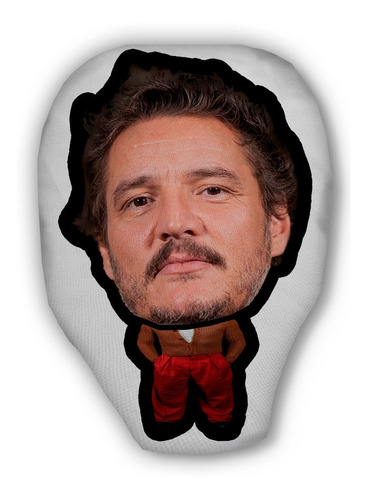 Cojín Peluche Pedro Pascal V2 Chibi Chiquito / Kawaii