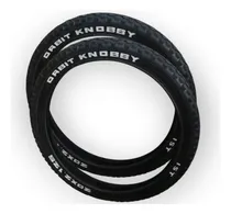 Comprar 2 Cauchos Rin 20x2.125 Orbit Knobby Para Bicicleta Bmx