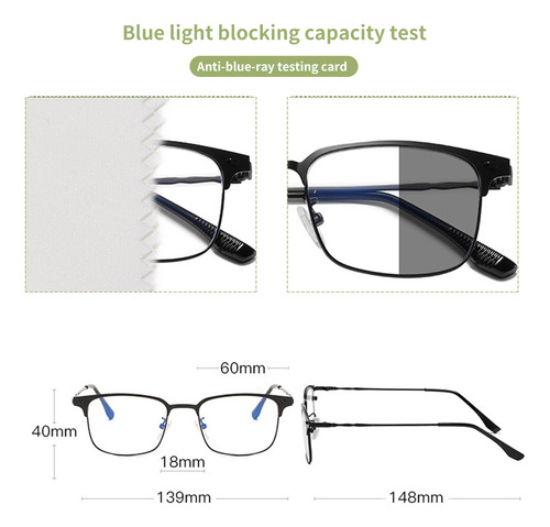 Gafas De Bloqueo De Luz Azul Para Computadora, Anti Rayos De