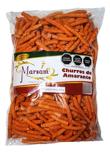 Churros De Amaranto Marsam Queso 500g