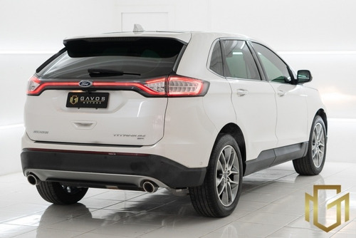Imagem 4 de 15 de Ford Edge Titanium 3.5 Awd 2016 Branca