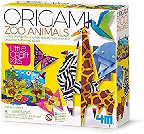 Kit Manualidades Origami Animales Del Zoológico Toysmith