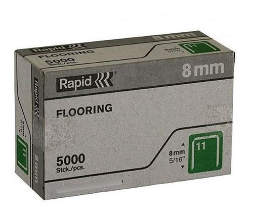 Grampo Rapid 11 Flooring 8mm 5/16 5.000 Unidades Arrow T-50