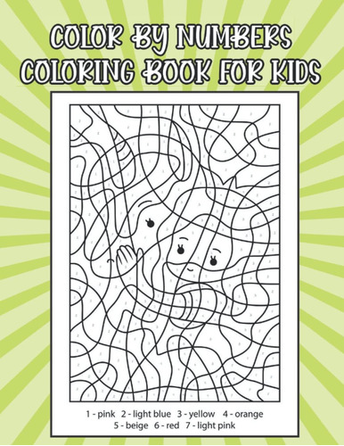 Libro: Color By Numbers Coloring Book For Kids: 50 Exciting 