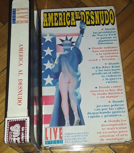 America Al Desnudo Vhs Documental Mondo Prostitutas Nazis Xx