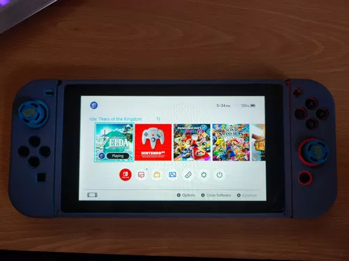 Nintendo switch v1 desbloqueada + 20 juegos a elección + 2 joycons