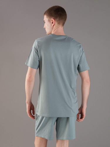 Playera Verde De Pijama Cuello Redondo Calvin Klein Hombre