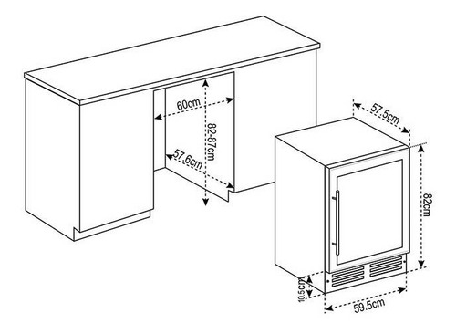 Cava Teka Rv 51c 110v - 127v Acero Inoxidable
